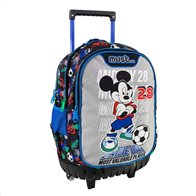Σχολική Τσάντα Τρόλεϊ Δημοτικού Disney Mickey Mouse Game Day Must 3 Θήκες