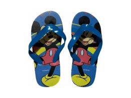 Παιδικές Σαγιονάρες Παραλίας με δίχαλο και θέμα Mickey σε μπλε χρώμα, Flip flops 30