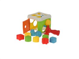 Εκπαιδευτικό Πλαστικό Κουτί Ταξινόμησης με Διάφορα Σχήματα, 20.9x14.8x15 cm