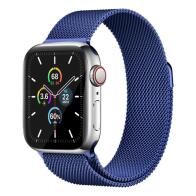 Λουρί Σιλικόνης  WG42 Magnetic Stainless Steel Apple Watch 2/3/4/5/6/7/SE (38mm/ 40mm/ 41mm) Μπλε