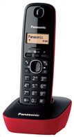 Panasonic Ασύρματο Τηλέφωνο KX-TG1611GRR Μαύρο Κόκκινο