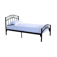 ARTELIBRE Κρεβάτι ZIZEL Μεταλλικό Sandy Black 208x91x87cm (200x90cm)