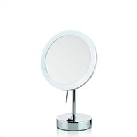 Kela Όρθιος καθρέφτης μπάνιου μεταλλικός με LED λευκό φωτισμό 31,5 x 12cm Sabina