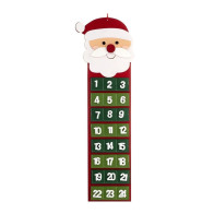 Ruhhy Χριστουγεννιάτικο Κρεμαστό Advent Calendar Άγιος Βασίλης 67.5 x 20 cm Ruhhy 22252