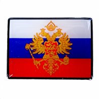 Auto Gs Αυτοκόλλητη Ρωσική Σημαία Πρίσμα 5.5x6cm 1 Τεμάχιο