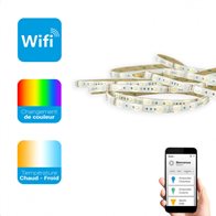 Χanlite Kozii Ταινία Led Smart Wifi και Bluetooth CCT και RGB 20W 220LM IP65 5M