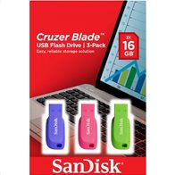 SanDisk SDCZ50C-032G-B46T Blade USB 2.0 3-pack 32GB