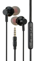 LDNIO earphones με μικρόφωνο HP06 3.5mm 1.2m μαύρα