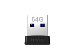 Lexar JumpDrive USB 3.1 S47 64GB up to 250MB/s, Μαύρο