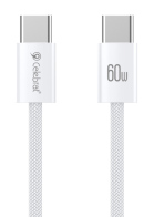 CELEBRAT καλώδιο USB-C U600 60W 480Mbps 1m λευκό