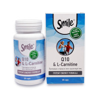 AM Health Smile με Συνένζυμο Q-10 & L-Καρνιτίνη 30 κάψουλες