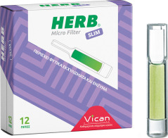 Vican Herb Micro Filter για Slim Τσιγάρα 12τμχ