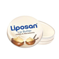 Liposan Lip Butter Vanilla & Macadamia Ενυδάτωση Χειλιών 16,7gr