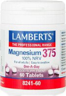 Lamberts Magnesium 375 Συμπλήρωμα Διατροφής - Μαγνήσιο 60Tabs