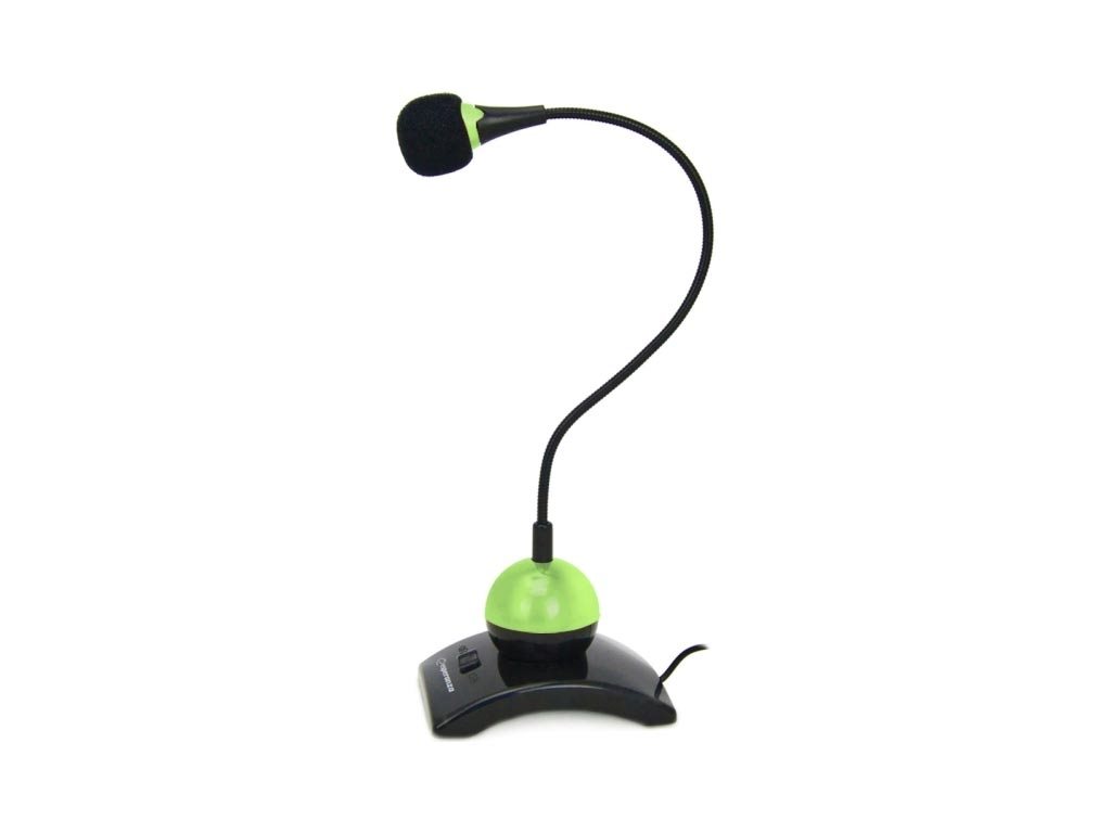 Μικρόφωνο Γραφείου με Switch Chat σε πράσινο χρώμα, Desktop Mic Esperanza EH130G