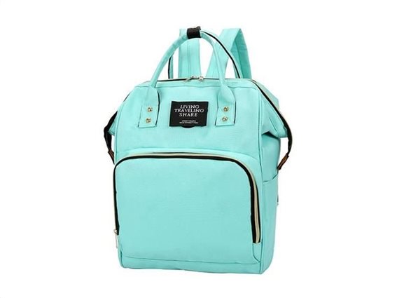 Aria Trade Backpack Τσάντα Αλλαξιέρα Πλάτης 3-σε-1 Βεραμάν