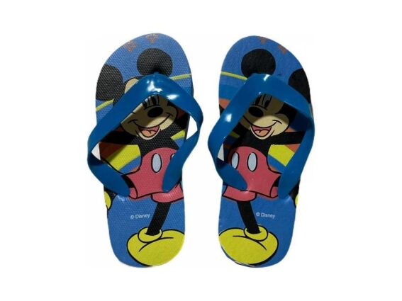 Παιδικές Σαγιονάρες Παραλίας με δίχαλο και θέμα Mickey σε μπλε χρώμα, Flip flops 34
