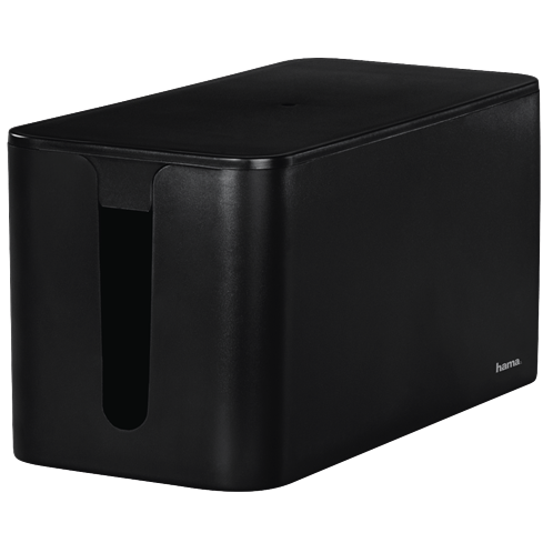 Hama "Mini" Cable Box, 23.5 x 11.5 x 12 cm, black