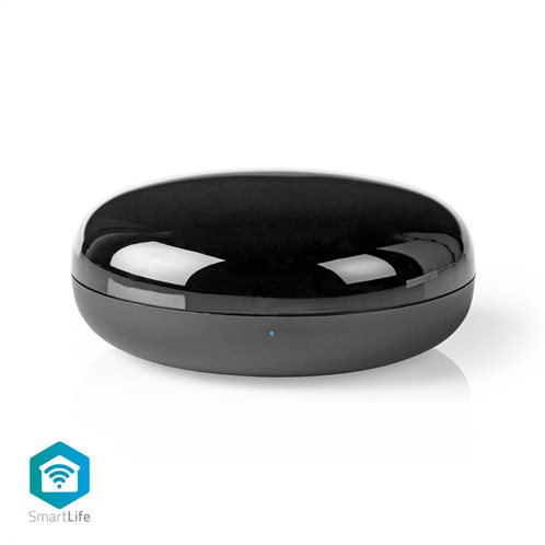 Nedis Smart Wi-Fi Τηλεχειριστήριο με Yπέρυθρες Συμβατό με Alexa / Google Home WIFIRC10CBK Μαύρο