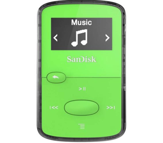 SanDisk Mp3 Player  SDMX26-008G-E46G ,Clip JAM Green