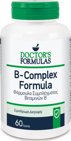Doctor's Formulas B-Complex Formula Βιταμίνη για Ενέργεια, Μαλλιά και Δέρμα 60 ταμπλέτες
