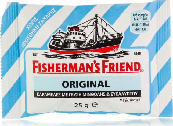 Fisherman's Friend Original Καραμέλες Ευκάλυπτος & Μέντα 25gr