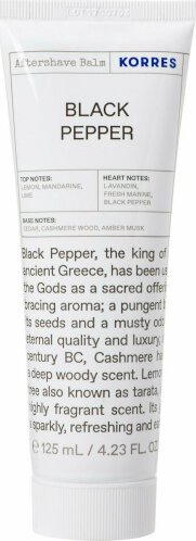 Korres Black Pepper Aftershave Γαλάκτωμα για Μετά το Ξύρισμα 125ml