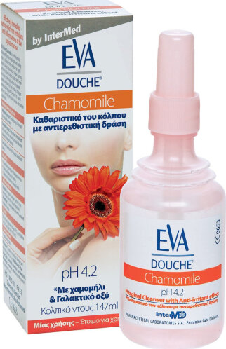 Intermed Eva Douche Chamomile pH 4.2 Κολπική Πλύση με Χαμομήλι 147ml