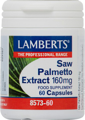 Lamberts Saw Palmetto Συμπλήρωμα για την Υγεία του Προστάτη 160mg 60 κάψουλες