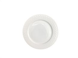 Pierre Cardin Πιάτο από Πορσελάνη διαμέτρου 27 cm σε λευκό χρώμα