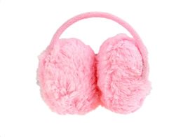 Προστατευτικά Αυτάκια Στέκα Earmuffs σε ροζ χρώμα, από Οικολογική Γούνα