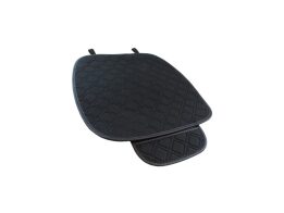 Προστατευτικό καθίσματος αυτοκίνητου, από συνθετικό ύφασμα πολυεστέρα, σε μαύρο χρώμα, 50x52 cm