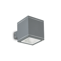 Ideal Lux Φωτιστικό Τοίχου Απλίκα Μονόφωτο Snif Square AP1 121963 G9 max 1 x 40W Ανθρακί