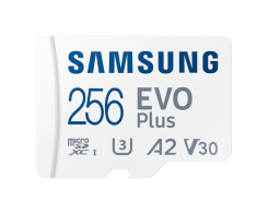 Samsung Evo Plus (2021) microSDXC 256GB Class 10 U3 V30 A2 UHS-I