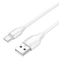 LDNIO καλώδιο USB-C σε USB LS372 2.1A 2m λευκό