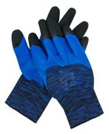 MOJE AUTO γάντια εργασίας 96-028 αντιολισθητικά one size μπλε-μαύρο