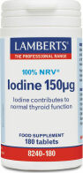 Lamberts Συμπλήρωμα Διατροφής Iodine 150μg 180 ταμπλέτες