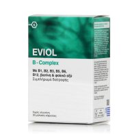 Eviol B-Complex Βιταμίνη για Ενέργεια, Μαλλιά & Δέρμα 30 μαλακές κάψουλες