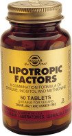 Solgar Lipotropic Factors Συμπλήρωμα Διατροφής για Έλεγχο του Σωματικού Βάρους 50 Κάψουλες
