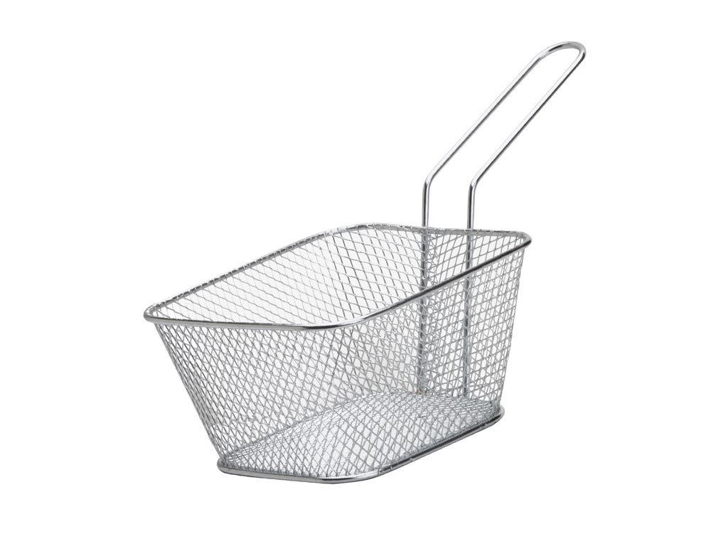 Μεταλλικό Καλάθι "φριτέζα" για σερβίρισμα, 23x11x13.8 cm, Metal basket