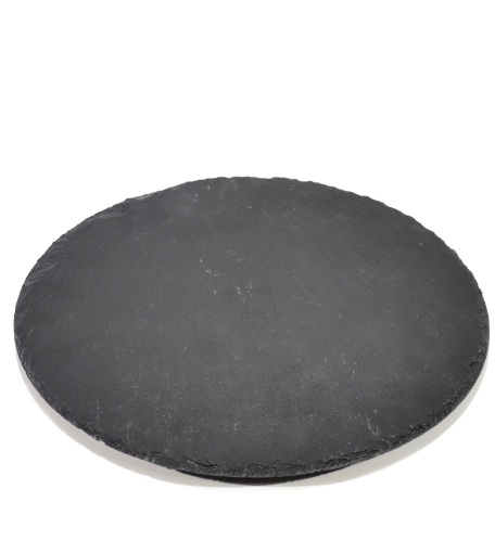 ARTELIBRE Δίσκος Σερβιρίσματος Αλλαντικών/Τυριών Περιστρεφόμενος Μαύρο Πέτρα Φ30x2.5cm