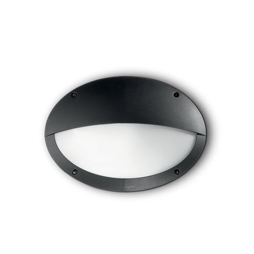 Ideal Lux Φωτιστικό Τοίχου Απλίκα Μονόφωτο Maddi-2 AP1 096728 E27 max 1 x 23W Μαύρο