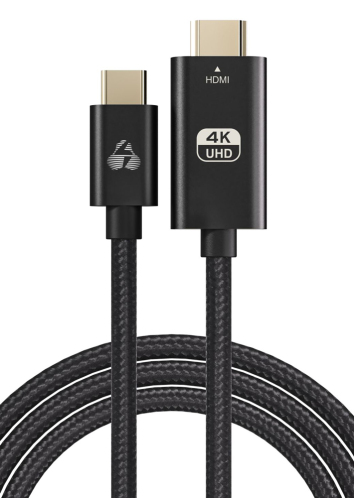 POWERTECH καλώδιο USB-C σε HDMI PTR-0137 4K/60Hz 10.2Gbit/s 1m μαύρο