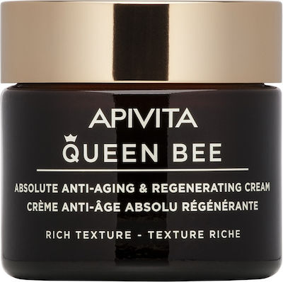 Apivita Queen Bee Absolute Anti Aging & Regenerating Rich Κρέμα Προσώπου Ημέρας για Ενυδάτωση & Αντιγήρανση 50ml