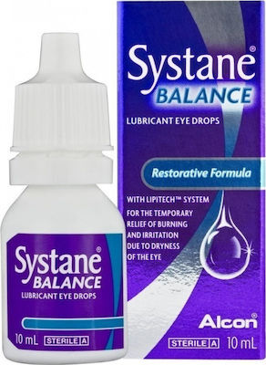 Systane Balance Οφθαλμικές Σταγόνες για Ξηροφθαλμία 10ml