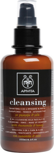 Apivita Γαλάκτωμα Καθαρισμού για Πρόσωπο & Μάτια με Χαμομήλι & Μέλι 200ml