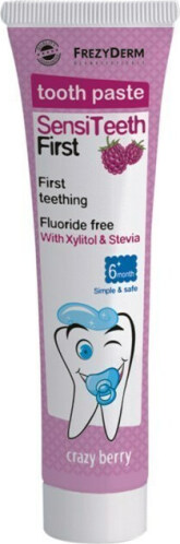 Frezyderm Οδοντόκρεμα SensiTeeth First Toothpaste 40ml με Γεύση Crazy Berry για 6m+
