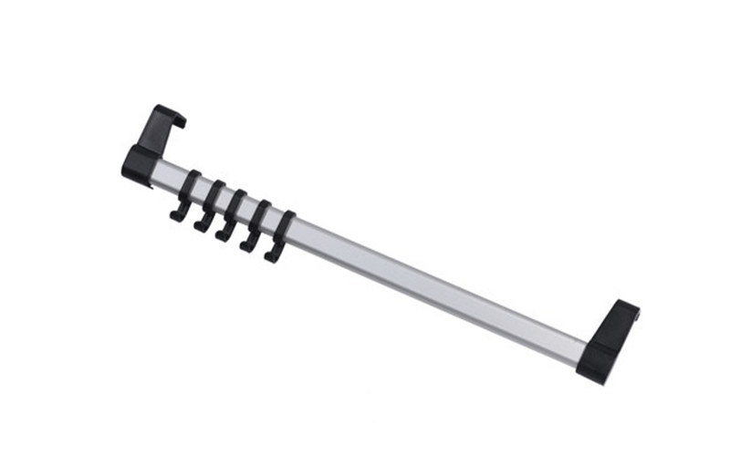 Κρεμάστρα πόρτας αλουμινίου με 5 πλαστικούς γάντζους, CBW 94373