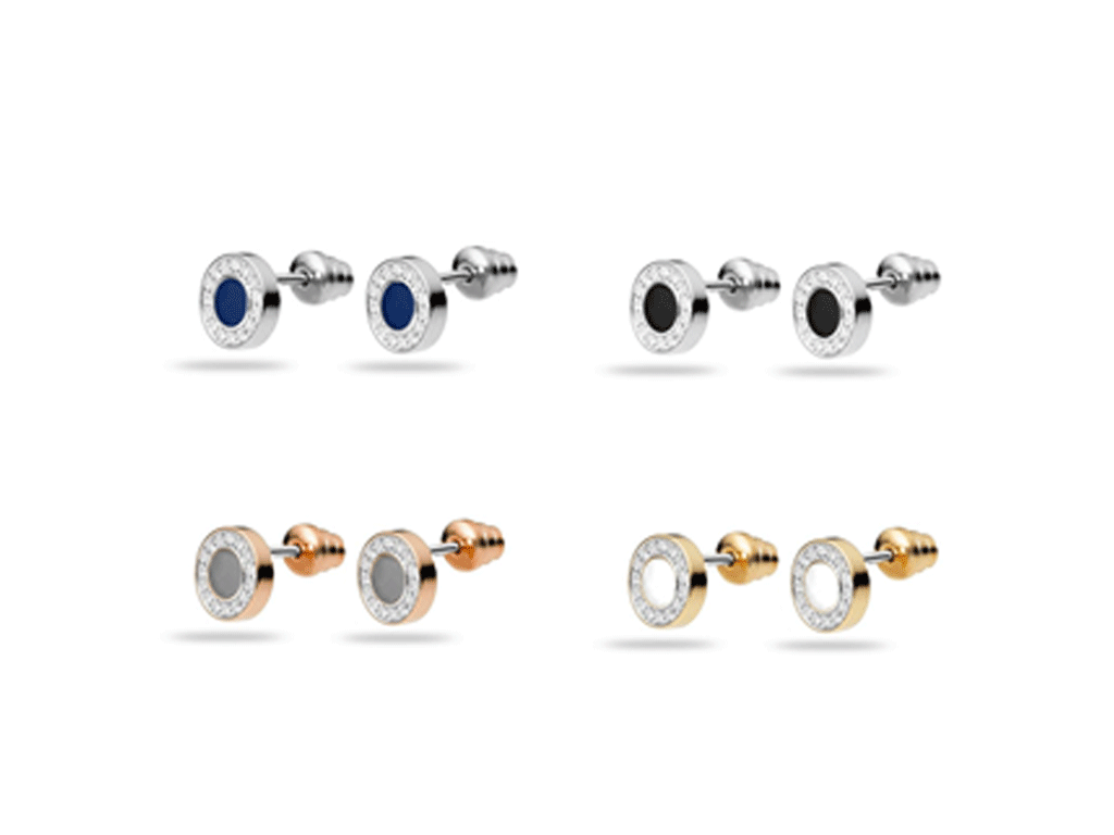 Pierre Cardin PXX7054 Σετ συλλογή γυναικείων κοσμημάτων με 4 Ζευγάρια Σκουλαρίκια