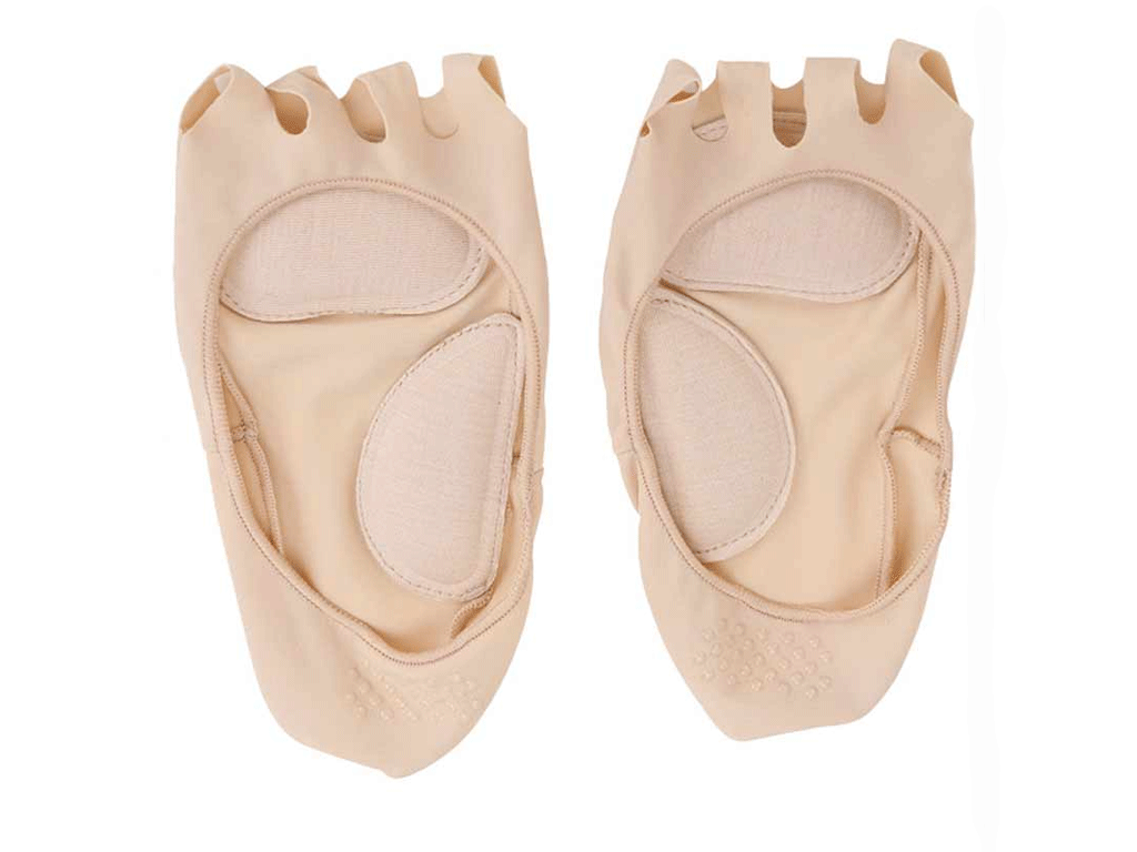 Wellys Καλτσάκια Αόρατα Ορθοπεδικά Σουμπά δακτύλων για γόβες και πέδιλα με 2 μαξιλαράκια, Onesize, Wellys